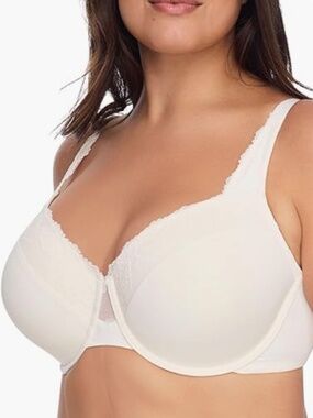 Olga Women's Plus Size Cloud 9 Underwire Contour Lace Bra Size 38C 3188